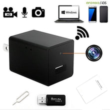 Load image into Gallery viewer, Smart Discreet USB Charger Security Camera with Audio