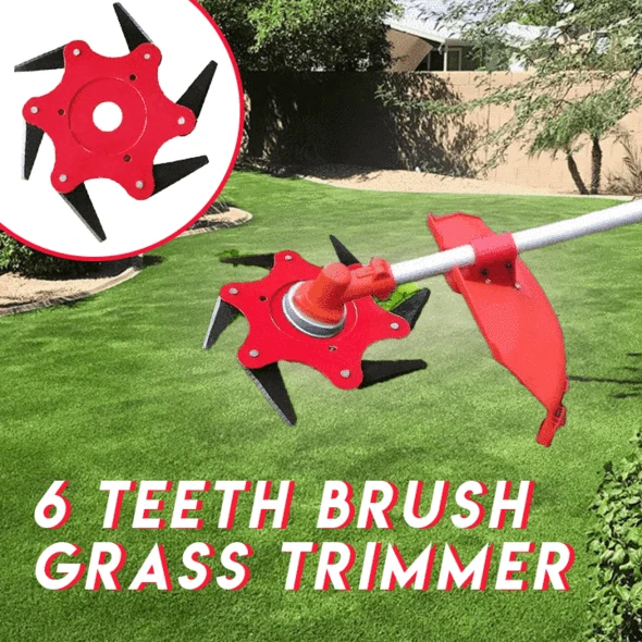 6 Teeth Brush Grass Trimmer