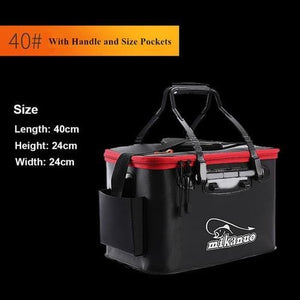 Foldable Waterproof Fishing Bucket - Live Fish Container