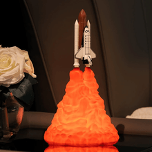 Load image into Gallery viewer, nasa rocket lamp