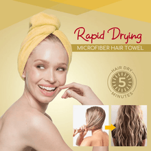 Load image into Gallery viewer, Microfiber Hair-Drying Towel